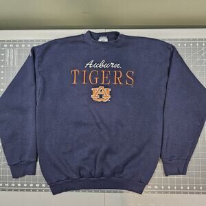 Vintage Auburn Logo 7 Sweatshirt Large 90s USA College University Football SEC